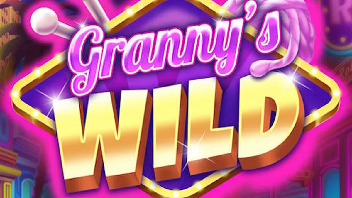 Karakter Granny yang ceria dalam permainan slot Granny's Wild